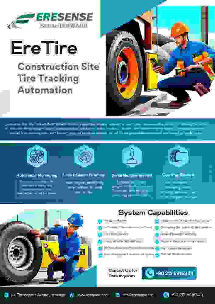 EreTire - Construction Site Tire Tracking Automation Flyer